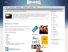 Tablet Screenshot of delcell.co.za